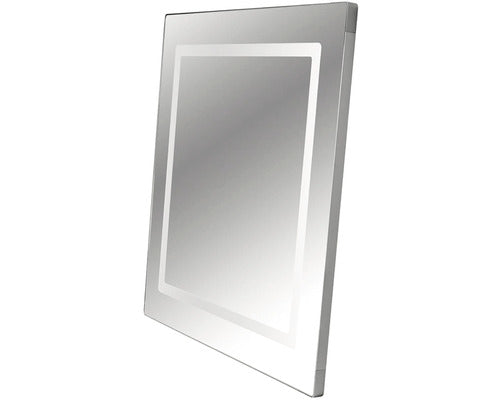 Oglinda Baie Cordia Modern Line 65x60 Cm Rama Argintie