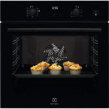 Cuptor incorporabil, Electrolux, EOD5C50Z, SteamBake cu functie de abur, 72L, Curatare catalitica, Display LED, Clasa energetica D, Negru