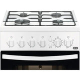 Aragaz ZANUSSI ZCG512H1WA, Gaz, 4 Arzatoare, L 50 cm, Grill, Rotisor, Alb
