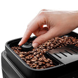 Espressor automat De'Longhi Magnifica Evo ECAM 290.61.SB, 1450W, 6 tipuri de bauturi, 15 bari, Carafa pentru lapte, Sistem LatteCrema, Rasnita cu 13 setari, Negru/argintiu
