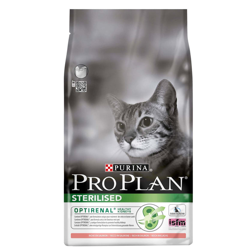 Hrana uscata pentru pisici Pro Plan, Adult Steril, Somon, 10Kg