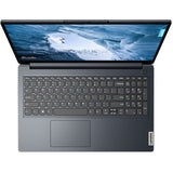Laptop LENOVO IdeaPad 1 15IGL7, Intel Celeron N4120 pana la 2.6GHz, 15.6" HD, 4GB, eMMC 128GB, Intel UHD Graphics, Windows 11 Home S, Albastru