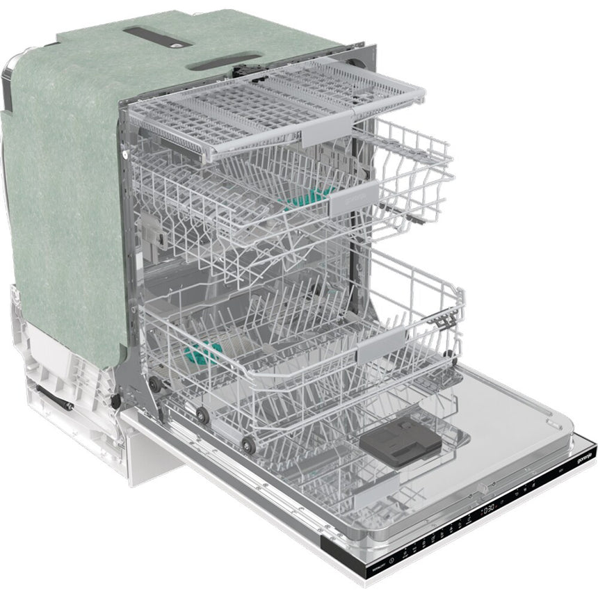 Masina de spalat vase incorporata Gorenje GV673B60, 60 cm, 16 locuri, 7 programe, TouchControl, clasa energetica B, Alb