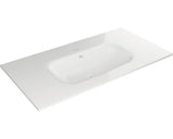 Lavoar ceramica Jungborn Sedici 101 cm alb lucios