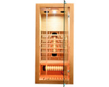 Sauna cu infrarosu Sanotechnik Malmö 90 x 90 x 190 cm 1320 W pentru 1 persoana