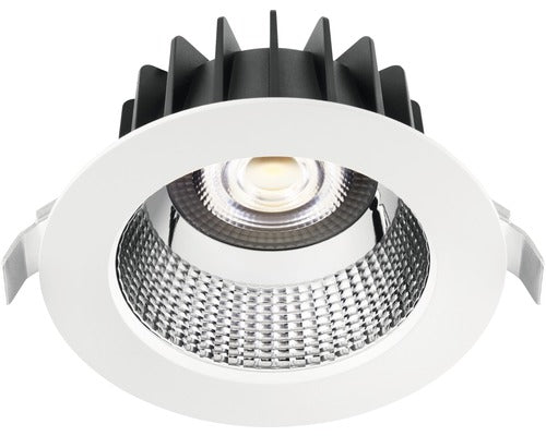 Spot incastrabil fix cu LED integrat Elia 25W 2840 lumeni IP54, 4000K, Ø172 mm, alb
