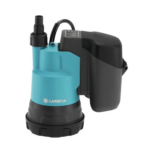 Pompa submersibila pe baza de acumulator pentru apa curata Gardena 2000/2 P4A 18 W 2000 l/h H 20 m, fara acumumulator si incarcator incluse