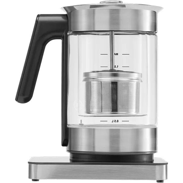 Fierbator apa WMF Lono 413160011, 1.6l, 3000W, Argintiu-Negru