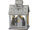 Decoratiune Din Lemn Cu Led Konstsmide 23, 5x11x15, 7 Cm Alb Cald