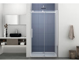 Usa dus culisanta Sanotechnik Elegance 120x195 cm sticla transparenta profil crom