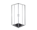 Cabina de dus patrata BQ90C sticla securizata transparenta tratata Easy-Clean profil cromat 90x90x190 cm