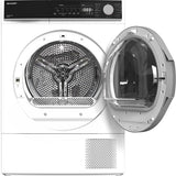 Uscator de Rufe SHARP KD-NHB9S7GW2-EE, Pompa de Caldura, 9 kg, 15 Programe, Clasa A++, Alb