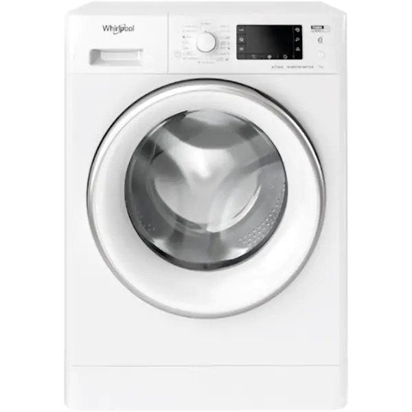 Masina de spalat rufe frontala slim WHIRLPOOL FWSD 71283 SV EE N, 7 kg, 1200rpm, Clasa D, Alb