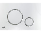 Clapeta actionare WC, AlcaPLAST M771, crom, compatibil Alcaplast/Delfin