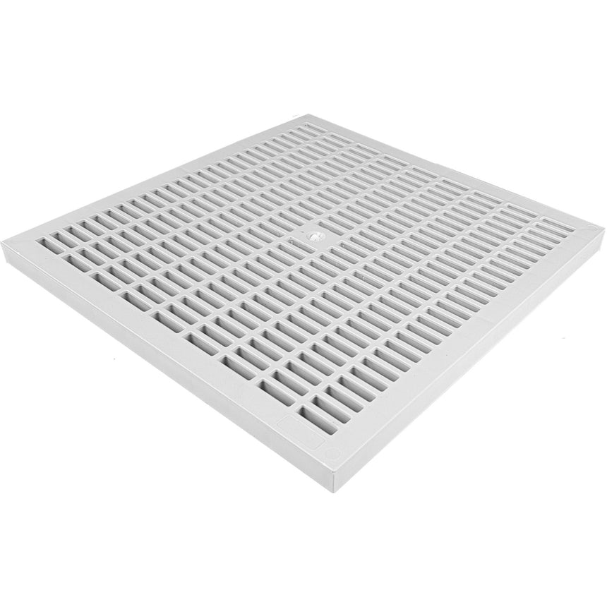 Gratar Plastic Base, VODALAND, Gri, grila, pentru camin patrat tip I, A15, 550x550