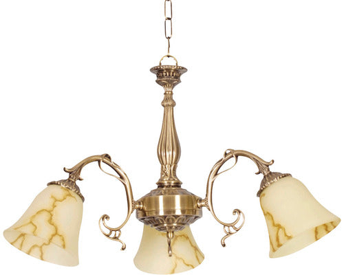 Lustra Karina E27 Max. 3x11w, Bronz/crem