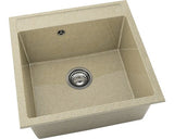 Chiuveta Bucatarie Cu O Cuva Fat Avangard 225 51x51 Cm, Fara Picurator, Granixit Latte