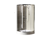 Cabina de dus semirotunda Radaway Premium Plus A 1900, 80x80x190 cm, sticla securizata transparenta, profil crom
