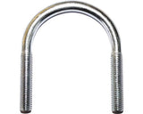 Coliere Tip U Cu Surub Dresselhaus 8x42 Mm (1/2") Otel Zincat, 100 Bucati, Rotunde