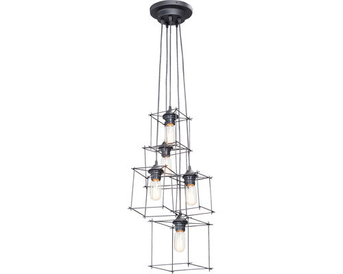 Lustra Vitaluce Ve4781 E27 Max. 5x40w, Negru