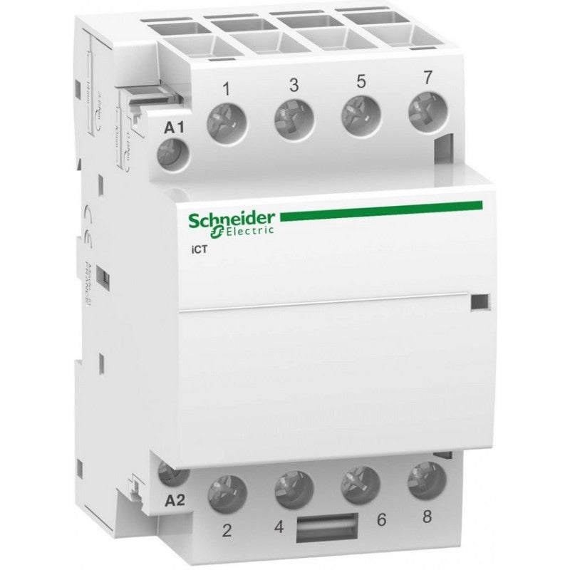 Contactor modular Acti9 40A 4NO 50Hz 220/240V AC A9C20844