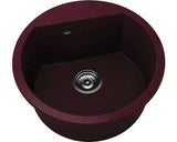 Chiuveta Bucatarie Rotunda FAT Avangard 223 Ø51 cm, Marmura Compozita Velvet
