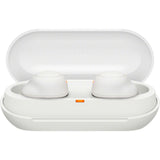 Casti In-Ear Sony WFC500W, True Wireless, Microfon, Bluetooth, IPX4, Autonomie 10 ore, Alb