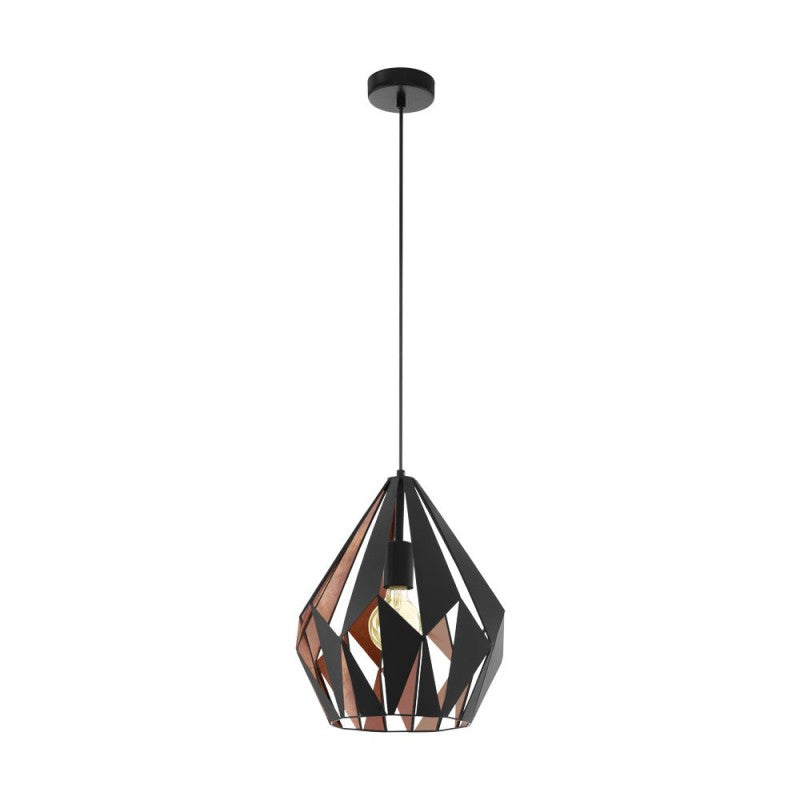 Pendul stil industrial, 1xE27, max. 60W, cupru, EG 49254