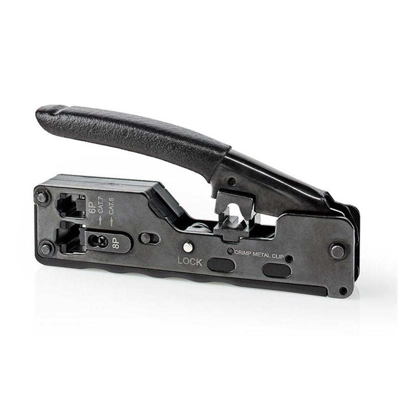 Cleste de sertizare CAT5 CAT5e CAT6 CAT6a CAT7 RJ11 RJ12 RJ45 Nedis