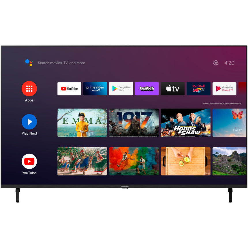 Televizor Panasonic LED TX-55LX800E, AndroidTV, 139cm, 4K Ultra HD, Clasa G