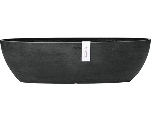 Ghiveci Ecopots Sofia Cu Sistem De Irigare Plastic 56x14x16 Cm Gri Inchis