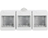 Doza Suport Aparataje Abb Zenit 6 Module Montaj Aplicat, Ip55 Alba