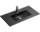 Lavoar Ceramic, 81x46,5 cm, Negru Mat, 80E