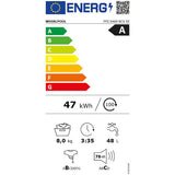 Whirlpool FFD 8469 BCV EE Masina de spalat cu incarcare frontala, 1400 rpm, tehnologie 6th sense, Clasa energetica A, 8 kg, 59,5 cm, Alb