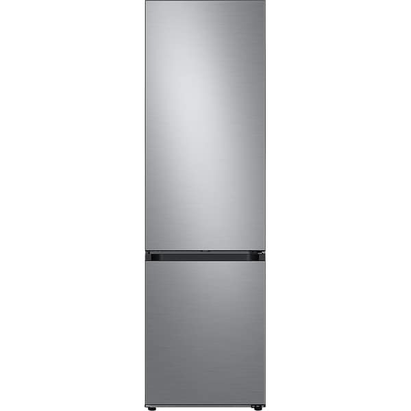 Combina frigorifica Bespoke Samsung RB38A6C1CS9/EF, 390 l, Clasa C, Total No Frost, All-Around Cooling, Compresor Digital Inverter, SpaceMax, Smart Control, H 203 cm, Inox