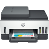 Multifunctional inkjet color CISS HP Smart Tank 750, Inkjet, color, Retea, Wireless, Duplex, ADF, A4, 18.000 pagini alb-negru sau 8.000 pagini color, Light Basalt