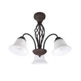 Lustra clasica 3 becuri E27 3X60W Rustica 601000324 Trio