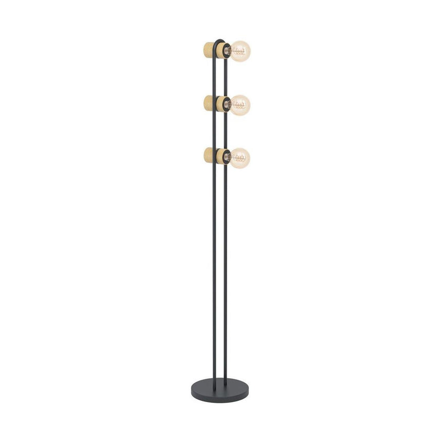 Lampadar, Eglo, E27/28W/230V, Negru