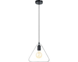 Pendul Bedington E27 Max. 1x60w, Forma Triunghiulara, Negru