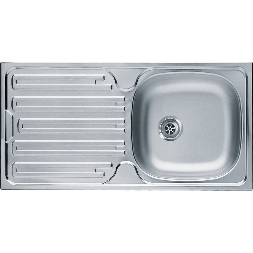 Chiuveta Franke CIL 611, picurator dreapta, inox texturat Dekor, 780x435mm
