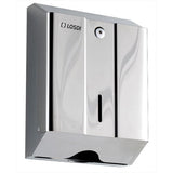 Dispenser prosoape hartie pliate Losdi V Oceano, inox, capacitate 600 de prosoape pliate Z/V, garantie 5 ani