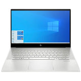 Laptop HP Envy 15-ep0024nq, Intel Core i7-10750H pana la 5.0GHz, 15.6" 4K UHD Touch, 16GB, SSD 1TB, NVIDIA GeForce RTX 2060 6GB, Windows 10 Pro, Argintiu