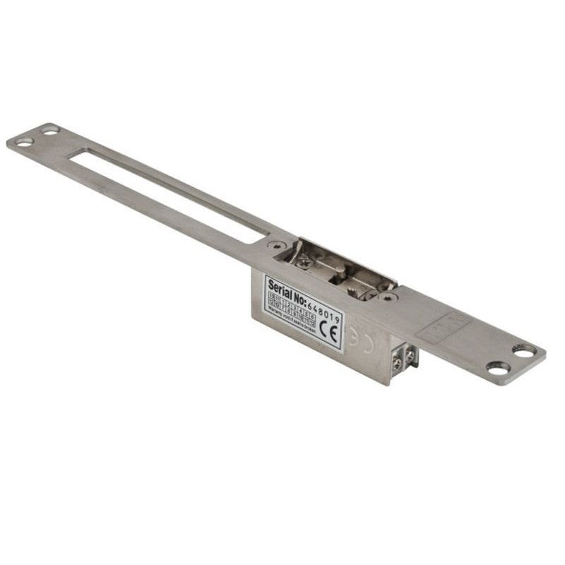 Yala ingropata, electromagnetica, lunga, reversibila, 12V, cu buton de deblocare, REF1040GL, Nadal Badal