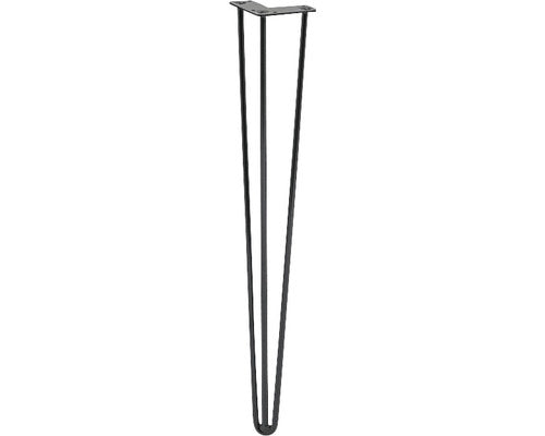 Picior Mobila Tip Spider Tarrox Ø58x710mm, Negru
