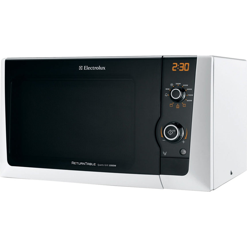 Cuptor cu microunde Electrolux EMS21400W, 18.5 l, 800 W, Grill, Alb