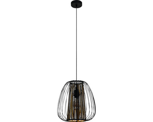 Pendul Curasao E27 Max. 1x40w, Negru/auriu