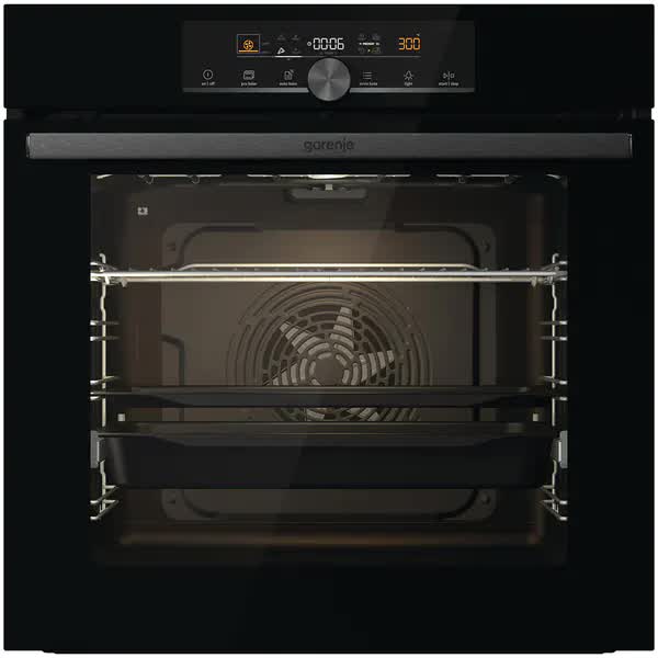 Cuptor Incorporabil GORENJE GBF22ILPMF, Electric, ExtraSteam, 77 l, Clasa A+, Negru