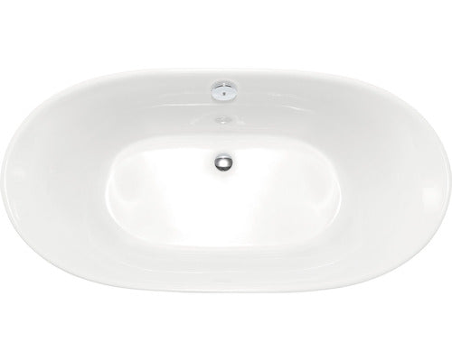 Cada de Baie Ovala Freestanding Egg 160, Acril, 80x160x58 cm, Alb