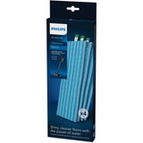Lavete din microfibra Philips XV1670/02, compatibila cu Philips Aqua seria 7000, 4 bureti din microfibra, Lavabili si reutilizabili, inlocuire la 6 luni