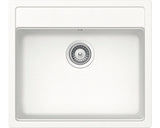 Chiuveta granit Schock Nemo N-100 Alpina Cristalite 570 x 510 mm, adancime cuva 180 mm, universala, montare pe blat